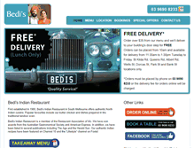 Tablet Screenshot of bedisrestaurant.com.au